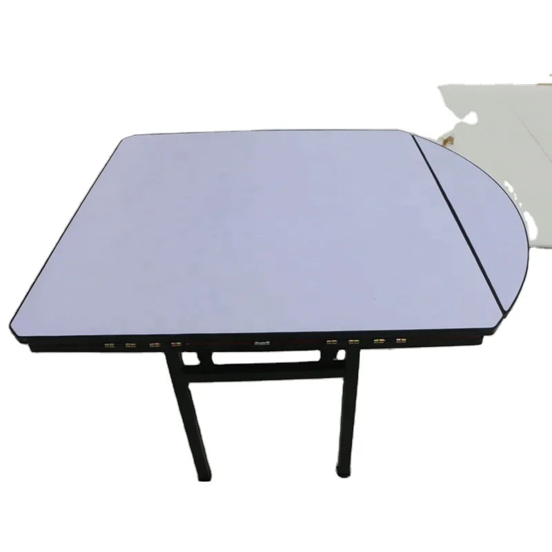 Free Sample OEM Custom Outdoor BBQ Picnic Portable Foldable Dining Banquet Restaurant Plastic Round Square Folding Table
