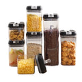 Sealed Cans Transparent Plastic  Containers Sugar Pasta Oatmeal Cereal Nut Large Kitchen Lid Food Keep Fresh Storage Box