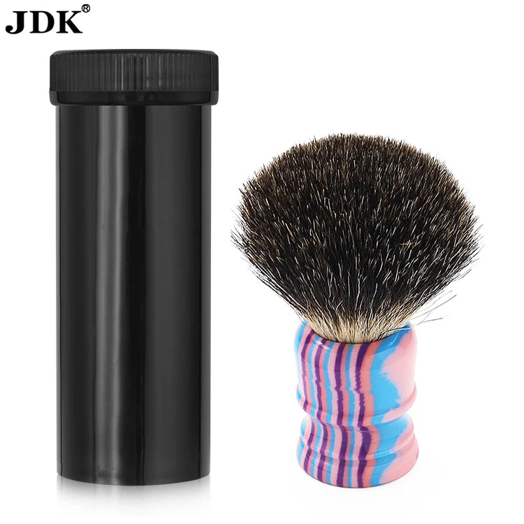 JDK 1PC Private Label China Men's Brush Shaving Barber Vegan Wholesale Resin Badger Hair Shaving Brush