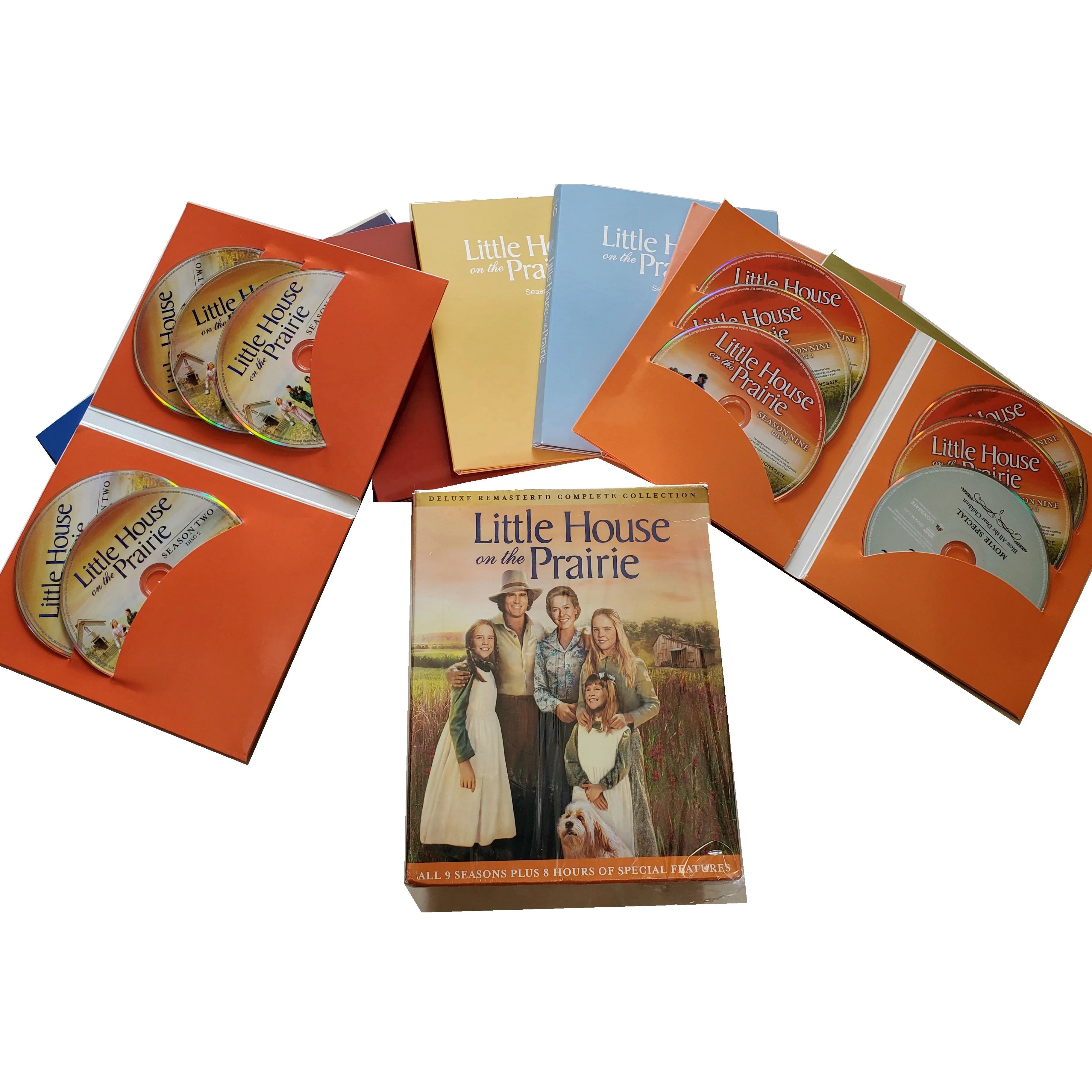 Manufacturer DVD BOXED SETS MOVIES Show Film Disk Duplication  Little House on the Prairie SEASON 1-9 Complete Collection  48DVD