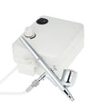 AU Nail Art Painting Tattoo Manicure Kit Multi-Purpose White Mini Aerografo Set Gravity Feed Airbrush Compressor for Nail Polish