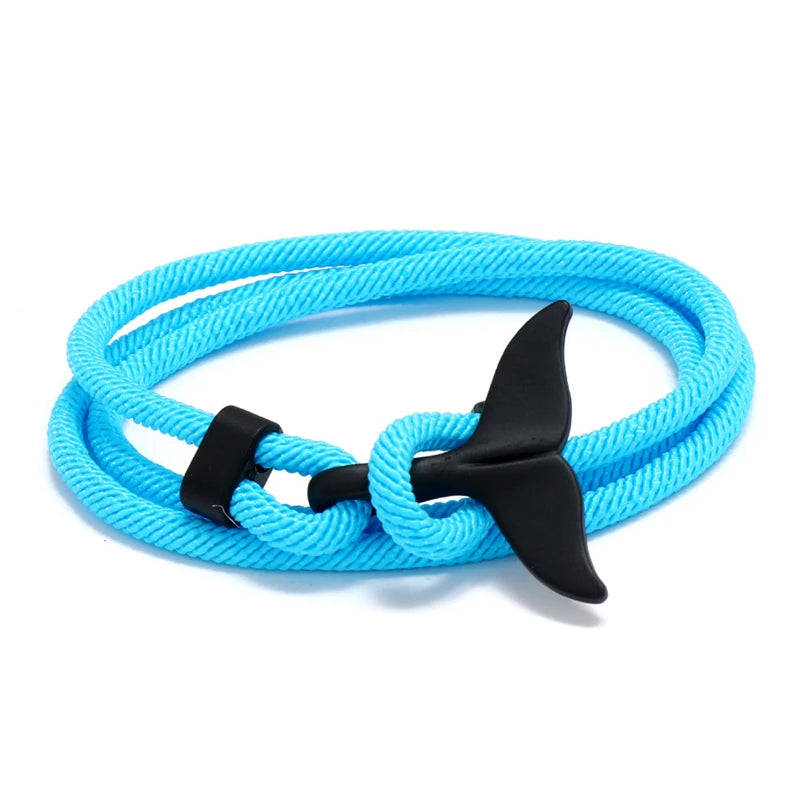 Latest Milan Line Ocean Whale Tail Braided Bohemian Bracelet