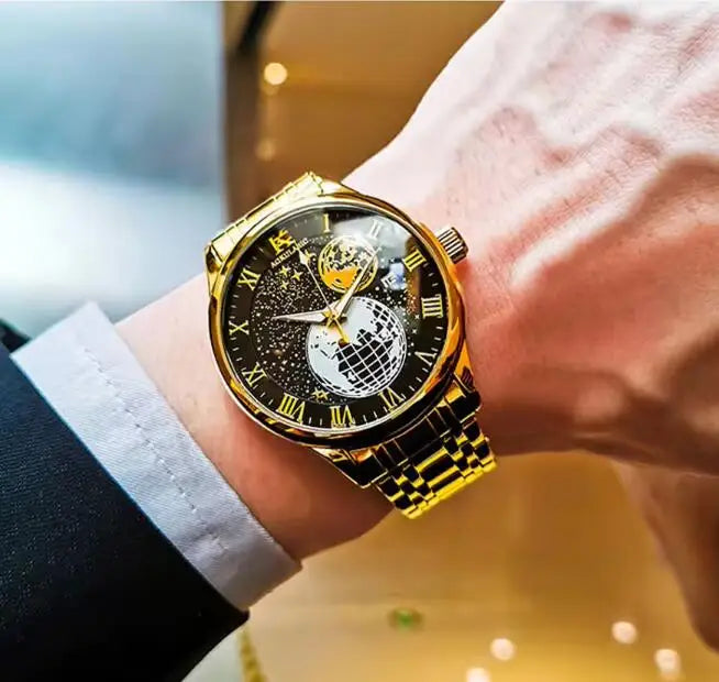 Mechanical Men's Watch Fashion Business Watches Top Brand Man Waterproof Automatic Wristwatch Montre Homme Relogio Masculino