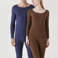 Women's Thermal Underwear Top Sexy Ladies Clothes Winter Seamless Warm Intimates Sets