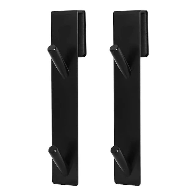7 Inch Extended Shower Door Double Hooks Bathroom Frameless Glass Shower Door Towel Hanger