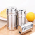 High Quality Stainless Steel Barbecue Seasoning Pot Bottle Pepper Paprika Pot Cumin Condiment Dusting Shaker Bottle