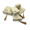 Wholesale Linen Printing Tassel Jewelry Wood Box Jewelry Bracelet Pendant Box