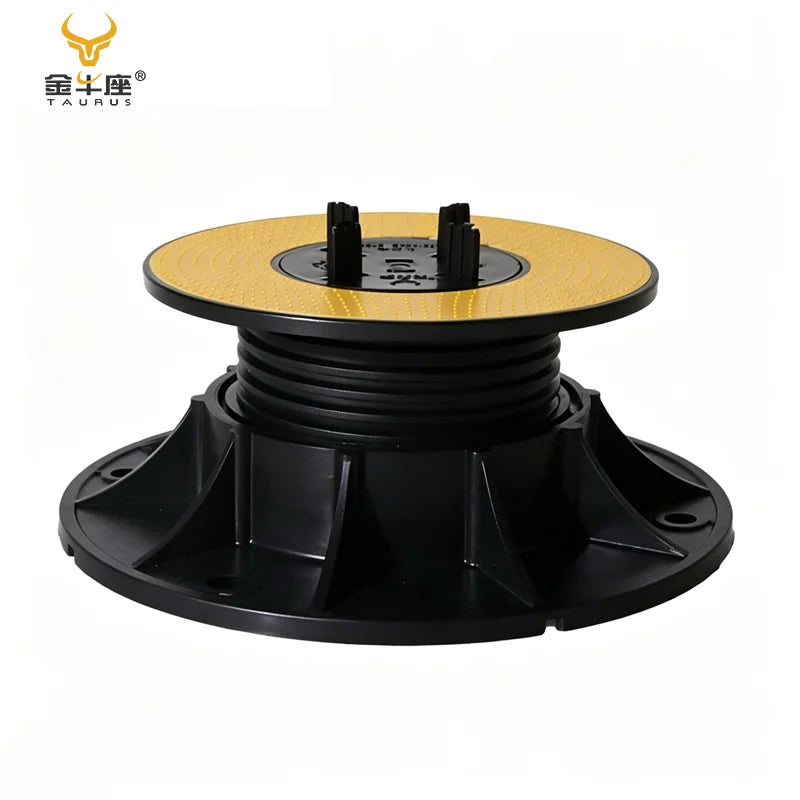 JNZ Adjustable 52-130 mm Deck Support Self-Leveling Pedestals for Outdoor Decking Floors Modern Plastic Pedestal Accessories
