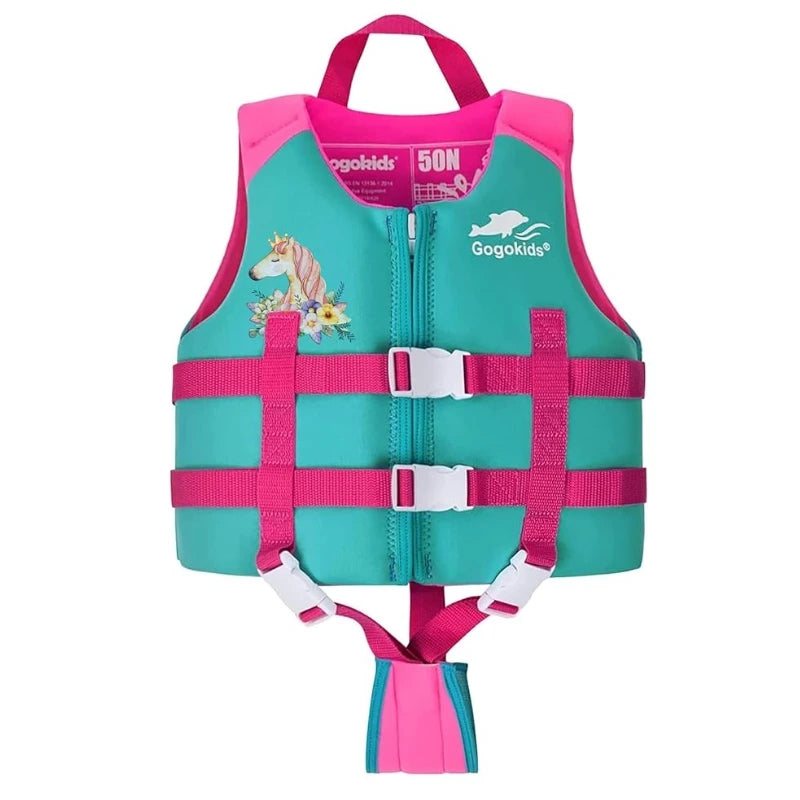 New Arrive Girls Neoprene EPE Floating Swim Trainer Vest Kids Swimming Aid Paddle Life Jacket Vest for Learning Life Vest