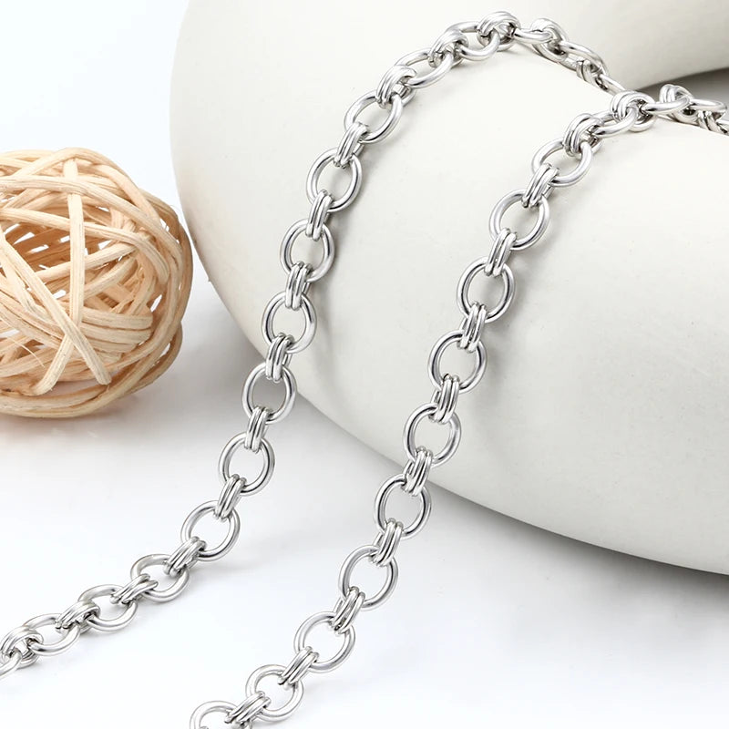 Handmade Unique Cute Stainless Steel Chain for Women/Men DIY Jewelry Waterproof Sweat Resistant Choker