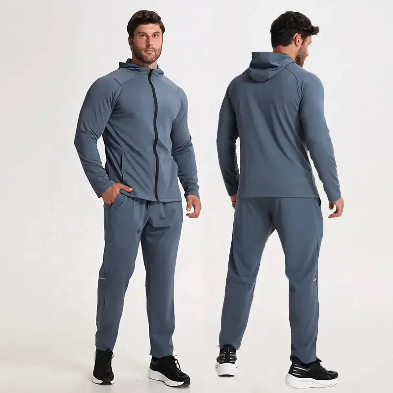 Dropshipping Jogging Custom Logo Track Suits Tracksuit for Men /mens Polyester Sportswear Track Suit