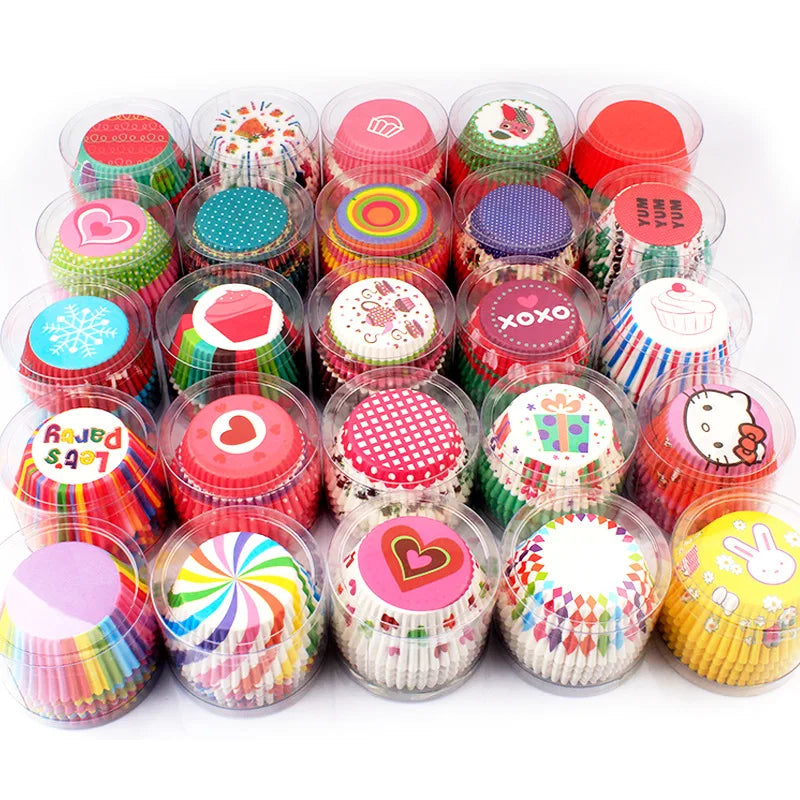 Disposable  Large Paper Baking Cups Muffin Cups for Baking Cupcake Upcake Liner Paper Cupcake case 100Pcs/set