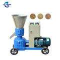 400-600 Kg/h Diesel Chicken Feed Pelletizer Animal Feed Pelletizing Machine Small Flat Die Pellet Mill