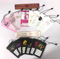 DIY Custom Logo Gift Tag Label Mockup Hair Bundle Hang Tags Hair Extension Hang Tags 5.1x9cm