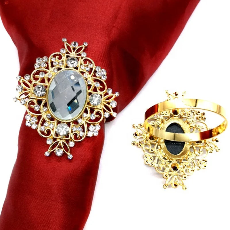 Bling Napkin Holder Napkin Rings  for  Wedding Banquet  Dinner Decoration