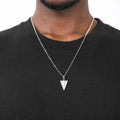 Wholesale Simple Men's Stainless Steel Necklace with O Chain Trendy Star Moon Plane Hip Hop Jewelry for Gift or Anniversary