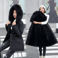Women's Jacket Casual Women's Winter Jacket Hoodie Long Parkas Womens Jacket and Coats