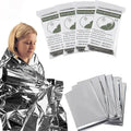 Silver Aluminum Foil Emergency Blanket for Outdoor Survival