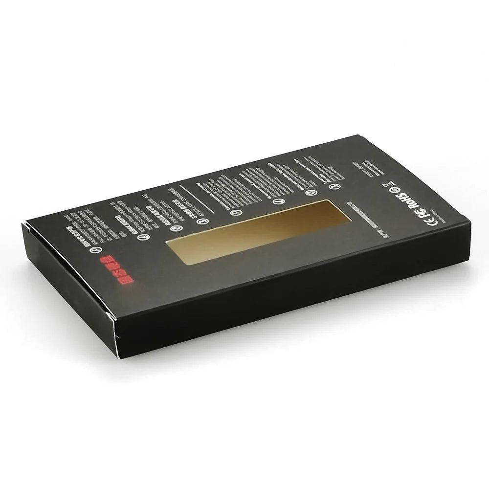 Custom Logo Paper Box Mobile Phone USB Data Cable Box Packaging Paper Box with PVC Window