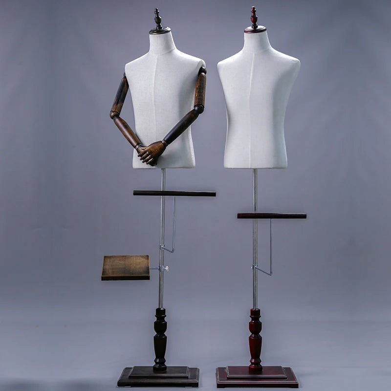 Hot Selling Male Suit Boutique Half Mannequin