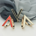 High Quality Customized Stainless Steel Scarf Ring Colorful Enamel Buckle for Women's Jewelry Wedding Accessories Perfect Gift