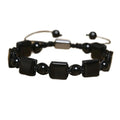 Personalized Natural Onyx Bracelets for Men Fashion Jewelry Handmade Braided Yoga Healing Beaded Stone Bracelet