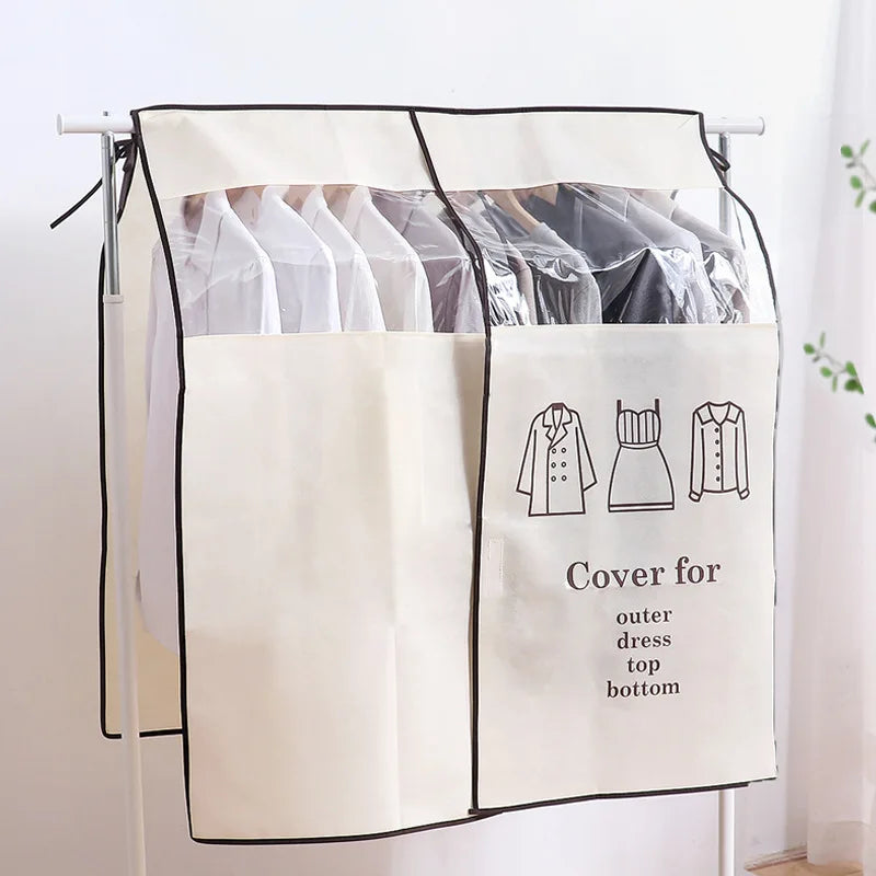 PEVA Fabric Garment Bag Storage Suit Cover 90*110CM Custom High Quality Dust Bag