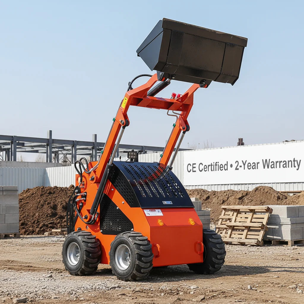Intelligent Control Flexible Steer Mini Skid Steer Loader Garden