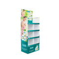 POS Supermarket Display Stand Foldable Beer Promotion Cardboard Shelves for Drinks Floor Shelf Merchandising Display