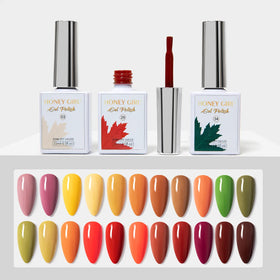 HONEY GIRL Factory Popular 48 Color Gel Nail Polish Collection Gel Polish Nail Supplies Salon Hema Free Professional Nail Polish