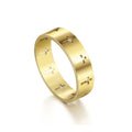 Christian Rings Anillo Hombre Punk Gold Ring Designs for Boys Christian Religion Jewelry Gold Plated