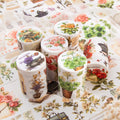 2M/Roll Tape Manor Diary Series DIY Material Decorative Recycled Stickers