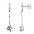 Women S925 Sterling Silver Premium Moissanite Earrings