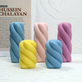 DIY Wind Vortex Column Candle Decoration Ornament Silicone Mold Candles Molds Silicone Silicone Molds for Candle Making