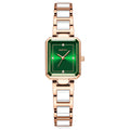 2025 New Fashion NIBOSI 2668 Rectangle Case Ladies Quartz Watch Wholesale Customized Waterproof Luxury Simple Wristband