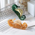 2022 New Design European and American Fashion Hot Selling Acetate Custom Hippocampus Hair Clip Unique Custom Hair Claw
