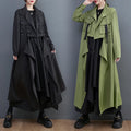 Boutique Wholesale 2026 Autumn New Solid Color Loose Slimming Mid Length Suit Collar Women's Coat