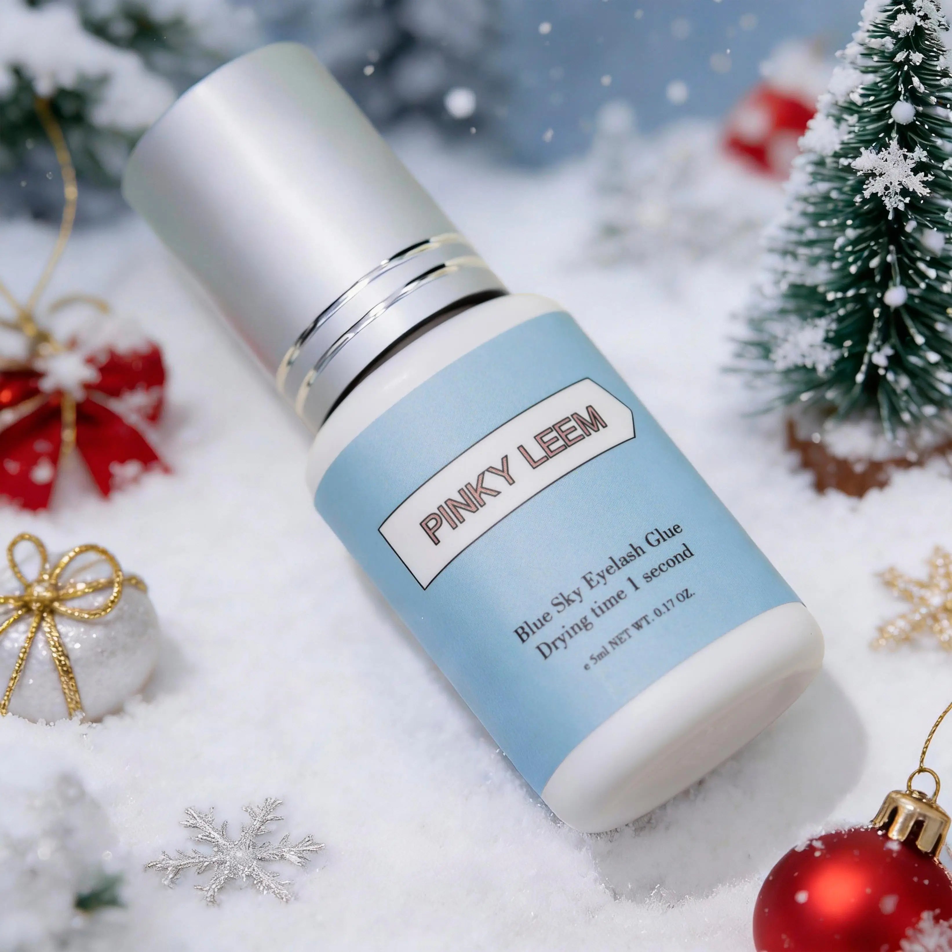 Pinky Leem Fast-Dry 1-Second Positioning Eyelash Extension Glue for Private Label Oil-Proof Zero-Delay Adhesion