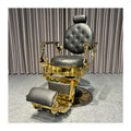Vintage Men's Oil Head Chair Barber Shop Special Hair Salon Shaving Can Rise and Drop Barber Chair