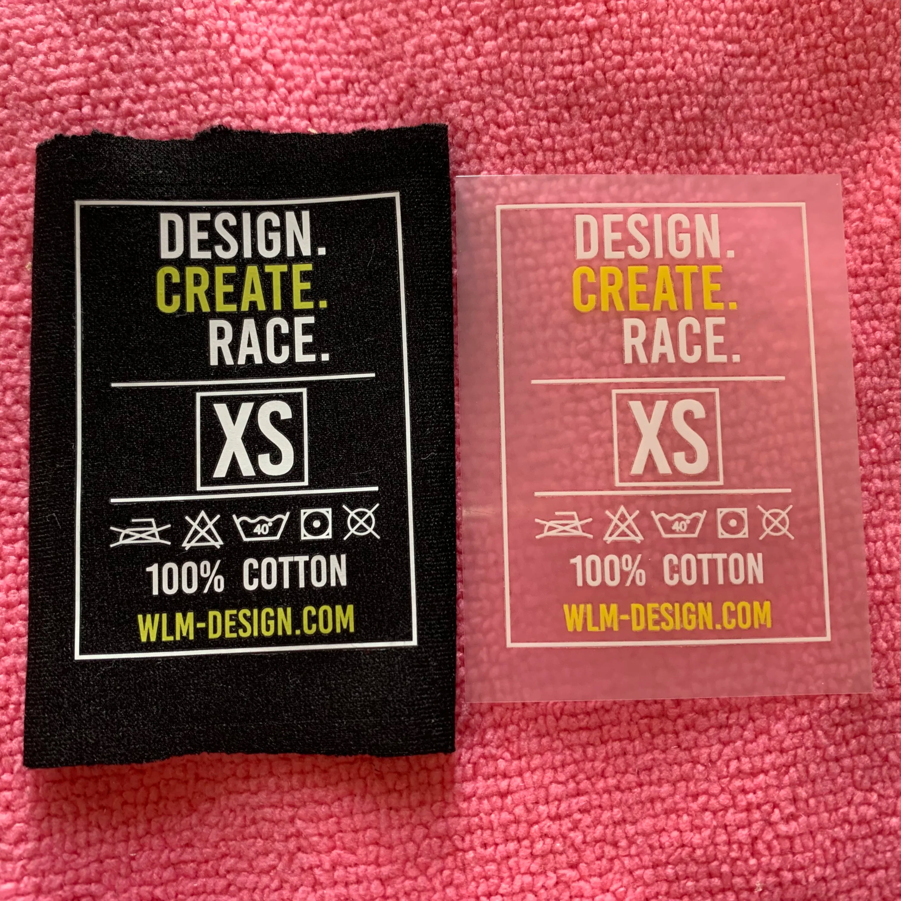 Fashion logo T-shirt Neck Heat Press Transfer Labelpromotional Size Iron on Transfer Sticker for Fabric