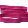 10mm 15mm Wide Stock Fold Elastic Binding Tape Bias Edge Stretch Eco-friendly Custom Logo for Underwear Headwear Garment