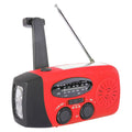Kongbo Outdoor Emergency Crank Radio with AM/FM/NOAA Hand-Cranked Power Solar Flashlight Generator LED Flashlights for Tours