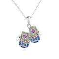 Fine Jewelry Hand Made Pendant Necklace Pure Silver 925 Cute Gift for Kids