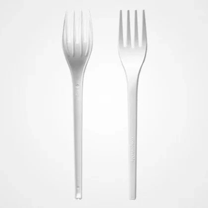 CPLA Food Grade Heavy Weight PLA Biodegradable Disposable Cutlery Set-Camping & Everyday Use Sustainable
