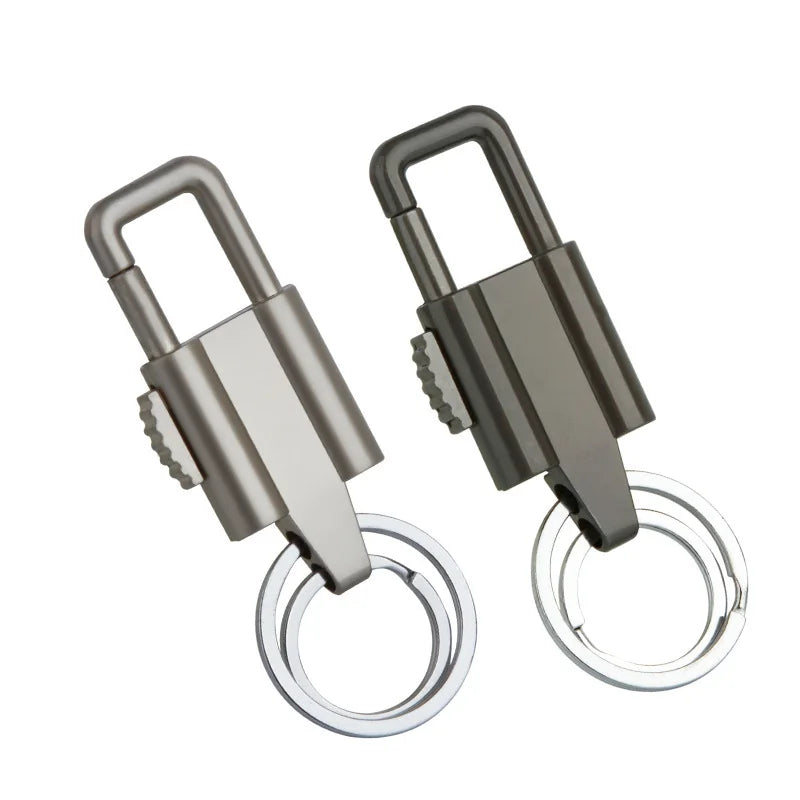 Wholesale Safety Keychain New Design Personalized Double Rings Metal Keychain