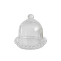 Delicate Luxury Small  Afternoon Tea Time Wedding Party Decor Fruit Dessert Decoration Glass Bowl Tray