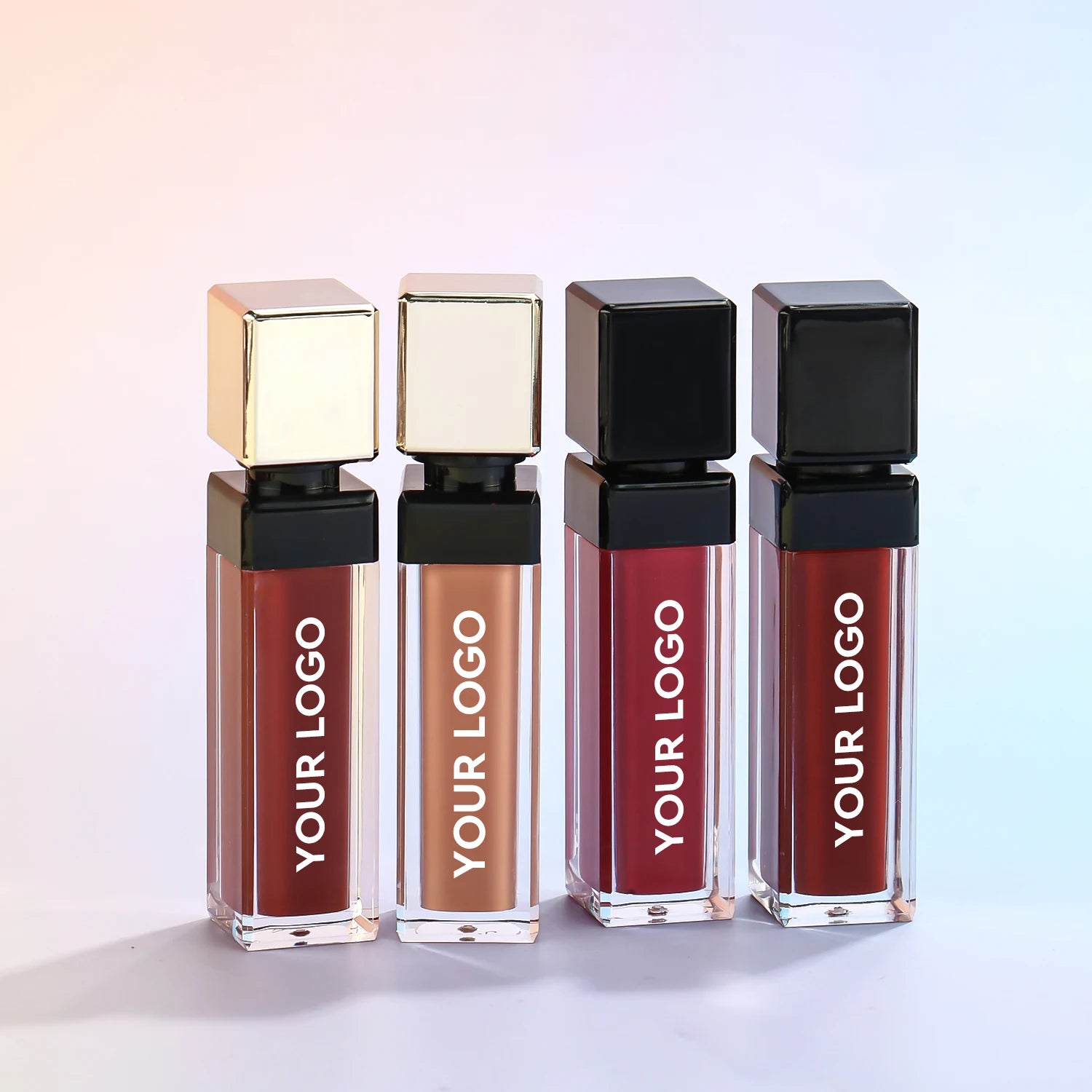 Hot Selling Cute Lipgloss Customized Logo Vegan Glossy and Matte Liquid Lipstick Empty Lip Gloss Tubes