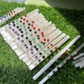 Wholesale Natural Healing Stone Crystal Carvings Strip 18 CM Seven Chakras Beads Selenite Sticks