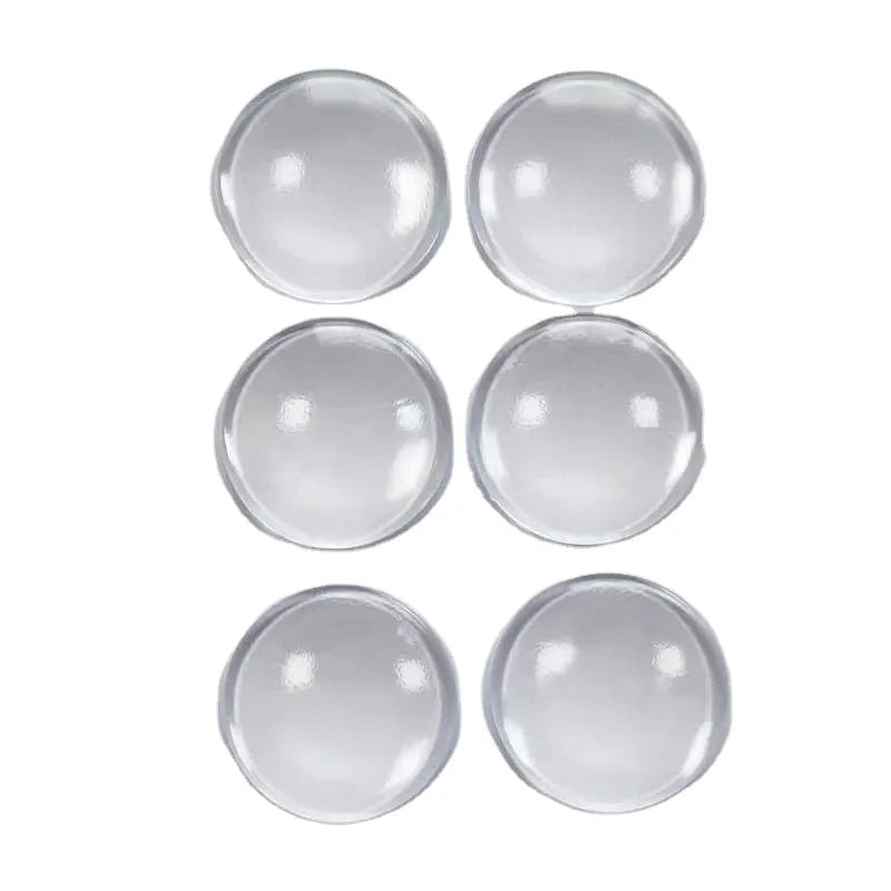1.57 Inch Clear Self-adhesive Soft Wall Door Stopper Transparent Silicone Wall Protector Rubber Bumpers for Wall