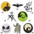 NEW Iron on Embroidery Bloodcurdling Style Skull Patch for Clothes Bag Decoration
